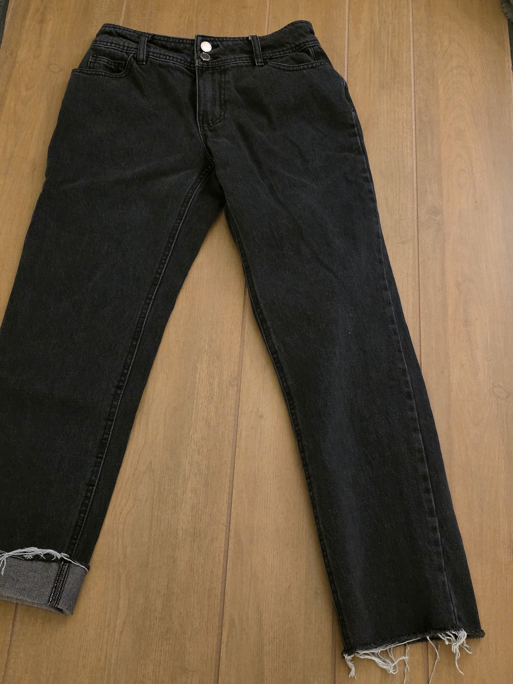 Oat New York Black Straight-Leg Women's Jeans